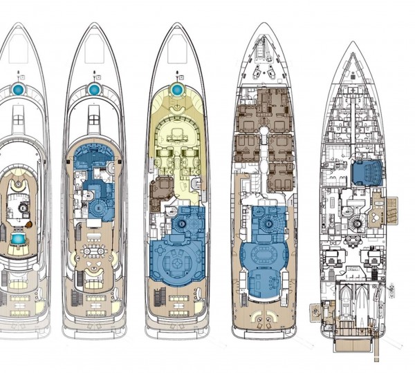 motor yacht valor floor plan